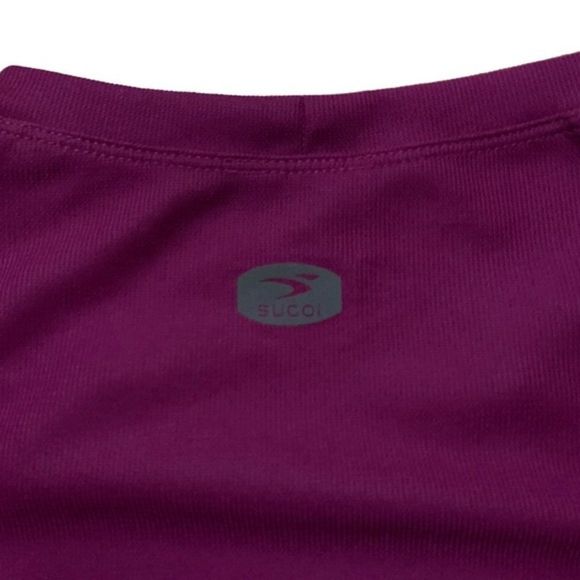 Sugoi Purple Short Sleeve Tshirt Size Large - Picture 4 of 8